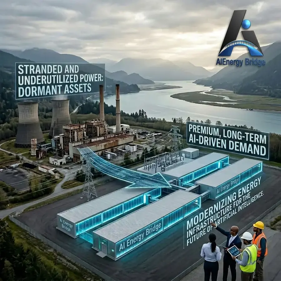 AIEnergy Bridge dedicated AI infrastructure concept